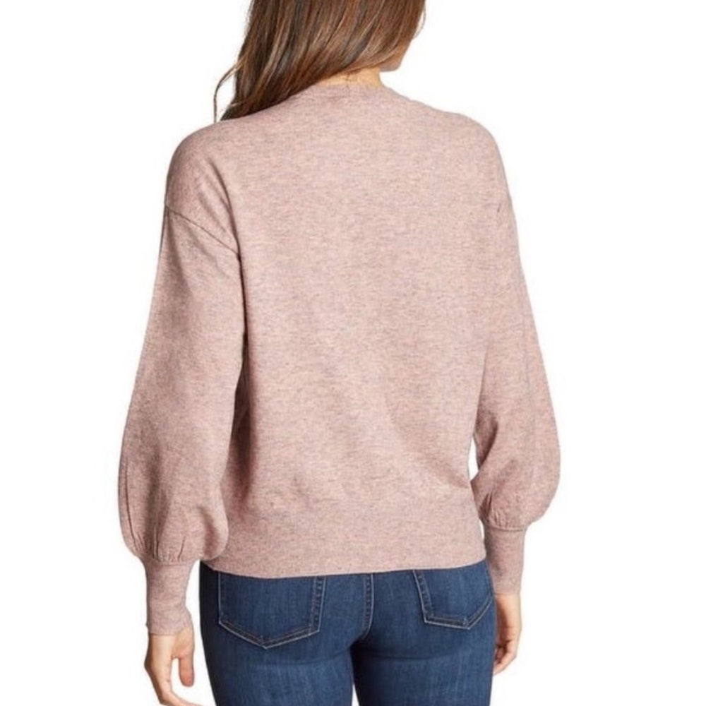 Ella Moss Scalloped Collar Sweater Small - Picture 2 of 8